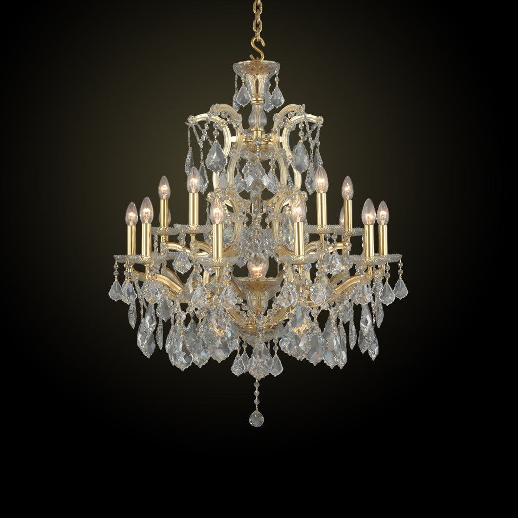 31111-111-119-105 Chandelier 22-15+1 Gold Pend