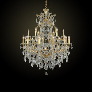 31111-112-119-105 Chandelier 22-6-18+1 Gold Pend