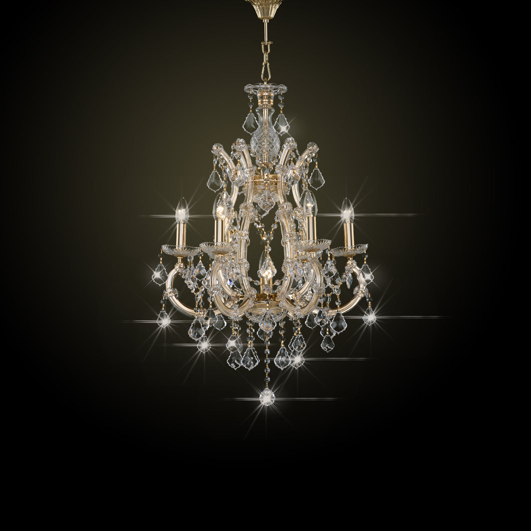 31111-120-119-105 Chandelier 29-6+1 Gold Pend