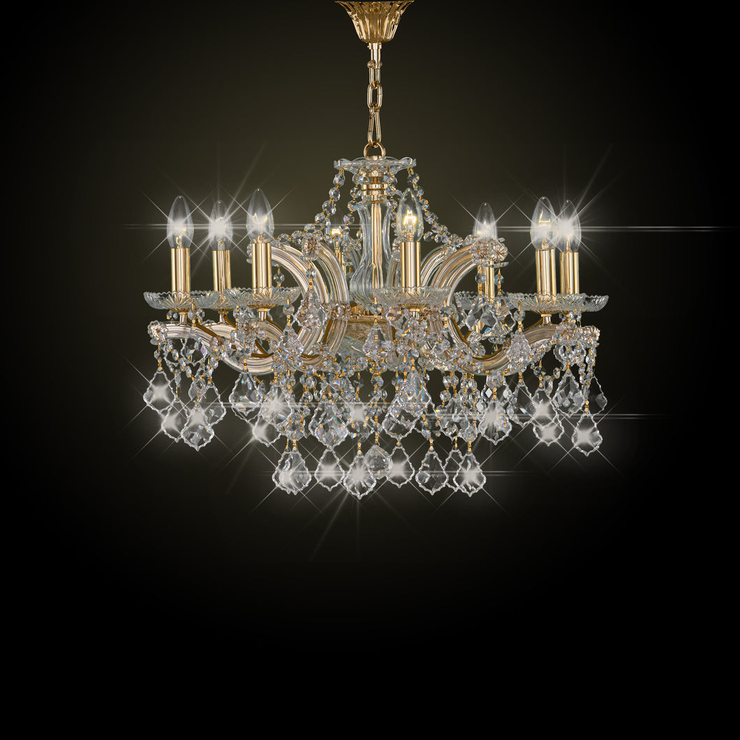 31111-196-119-105 Chandelier 13-56-8 Gold Pend
