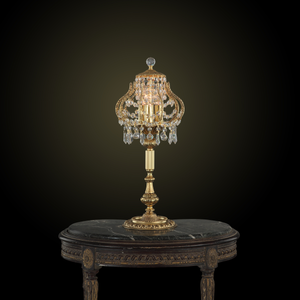 31216-275-110-123 Table Lamp 926-3 Gold Ox. Ball & Oct.