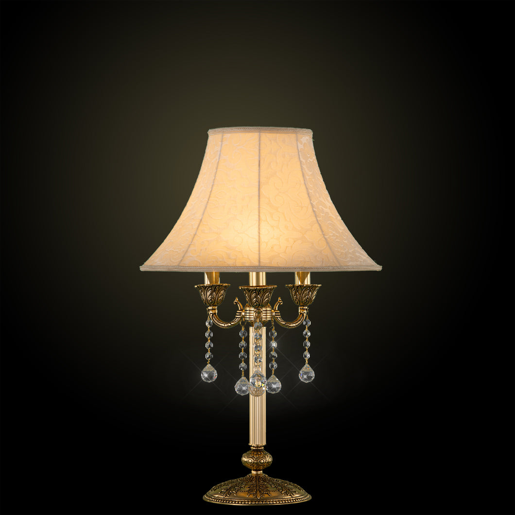 31216-284-110-123  Table Lamp 935-4 Gold Ox. Ball & Oct. Without Shade
