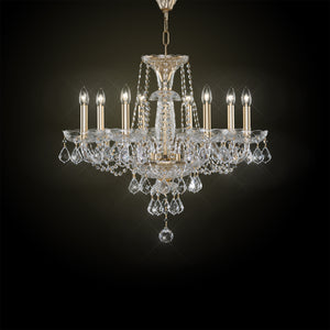 31411-121-119-105 Chandelier 185-8 Gold Pend