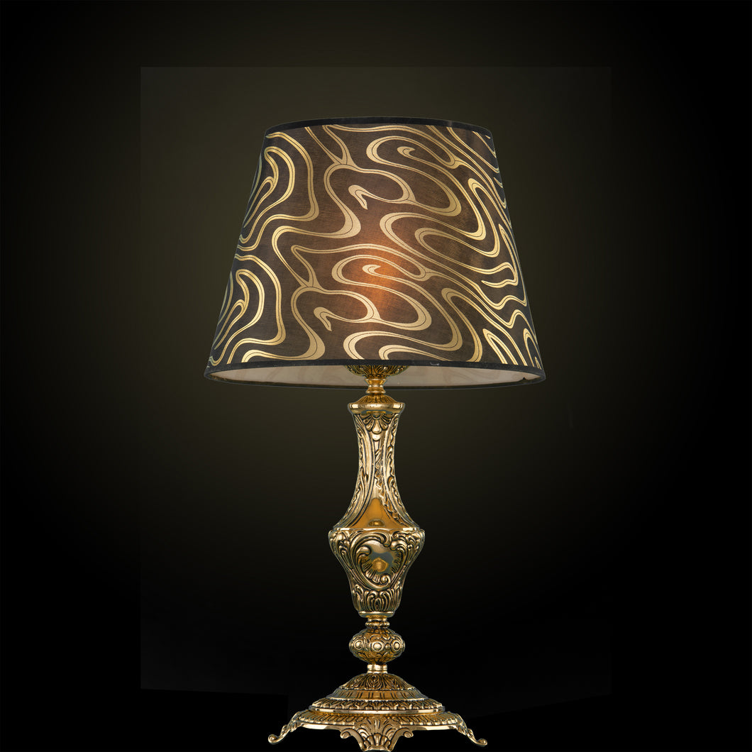 31616-345-110-100 Table Lamp O43 Gold Ox. Without Crystal Without Shade
